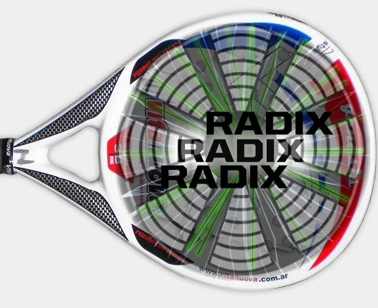 Tecnología RADIX de Vitanuova para sus paletas de pádel