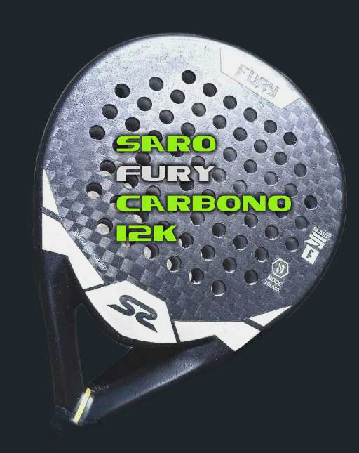 pala pádel Saro Fury acrbono 12k